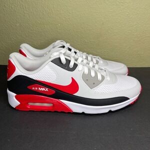 Nike Air Max 90 Golf Shoes Men's Size 13 University Red White New DX5999-162 Nby